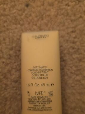 NARS Soft Matte Complete Foundation - Light 3.5 (Salzburg) Cream Shade